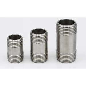 ZhuoYe High Pressure SS304 Double Thread Pipe Nipple Household Solar Water Heater Fitting