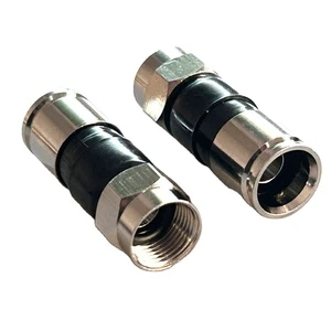 Coaxial Male RG6 F Compression Connector F Type