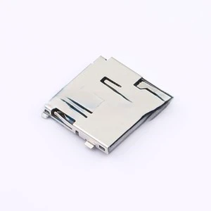 Original TF-CARD H1.8 SY 2mm Gold Card Slot Copper Alloy Self-bouncing SMD SD / Memory MicroSD (TF) Card Connector ROHS