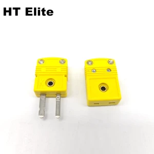K-type Yellow Mini USB Thermocouple Connector Plastic Male/Female Plug With Factory Direct-sale Price And Low Quantity