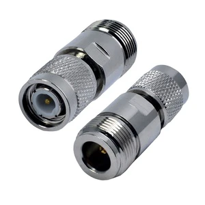 Connector 50 Ohm TNC Male to N Female RF Coaxial Adapter Straight Conversion Antenna Cable GPS Router Communication System