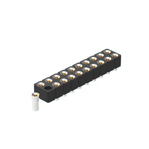 Denentech Hight Quantity 2.54mm Dual Row H3.00mm Straight SMT Machined Round Female Header Ic Socket Connector