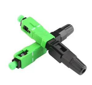 Fast supply fc/sc/lc/st fast connector with fiber optic adapter