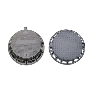 Tianyi Suns Foundry Ductile Iron D400 EN124 Locking Lockable Manhole Cover with Black Bitumen Surface 100% Water Pressure Test