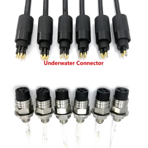 Subconn Micro Circular 8pin Female Bulkhead Male Cable MCBH8F MCIL8M Subsea Underwater Rov Ip69 Waterproof Double Head Connector