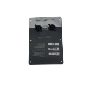 Rongxiang 163*113 Black Stage Speaker Accessories Iron Wiring Board and Faucet Socket Plate Connectors