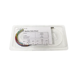 Unbalanced 1x9 PLC Splitter FTTH Fiber Optic Splitter SC APC