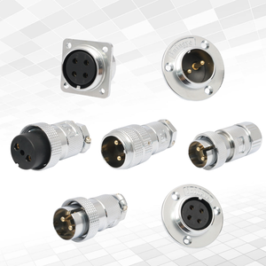 High Quality GX25 4 Pin Female And Male Straight Industrial Plug Socket Cable Electrical Aviation Connector