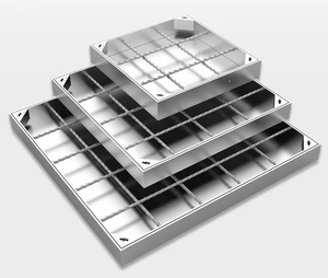 High Quality Cheap Anti-Corrosion Stainless Steel Manhole Cover Durable Drainage With Invisible Recessed Design