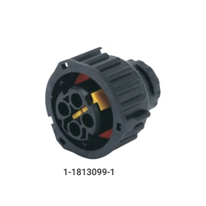 1-1813099-1 Auto Electrical Connector Cylindrical Plug 4 Pin Female Housing Automotive Waterproof Connector