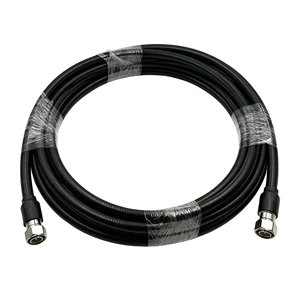 4.3-10 Male to Male 1/2 Superflexible RF Jumper Cable Assembly 0.5M 1M 2M up to 50M RRU Coaxial Feeder for 4G 5G Base Station
