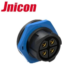 Jnicon Factory Manufacture M25 4pin Bulkhead Auto Cable Solar Waterproof Connector
