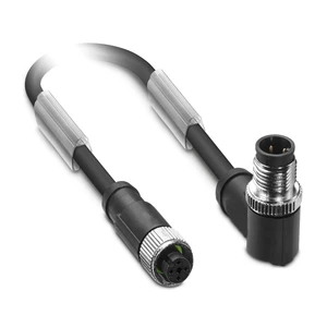 Copper Gold-Plated M12 PVC/PUR Male Plug Adapter Cable 4/5 Pin Circular IP67 Waterproof Connector For Wire Connections