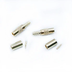 RF Coaxial Straight Connector MMCX Female Crimp Type for RG316 Coaxial Cable