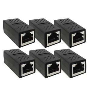Network Connector Keystone Jack Female to Female Adapter UTP Ethernet Cable Extender RJ45 Modular Inline Coupler