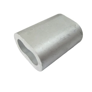 High Quality DIN 3093 Aluminium Ferrules Sleeve Steel Wire Rope Fittings Hardware Connector