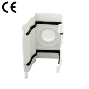 SAM-UK PVC Curved Roof Gutter Filter 4x3 Inch Downpipe Reducer Adapter Ghana Rainwater Drainage System Joint Fittings Y004