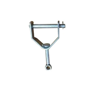 Wholesale D Type Iron Bracket Insulator Hot Dip Galvanized Steel Power Cross Arm Accessories