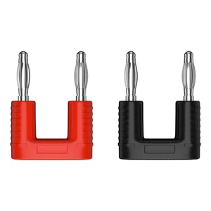 4mm Banana Plug Electrical Connector Short-circuit Plug Terminal Couple Adapter