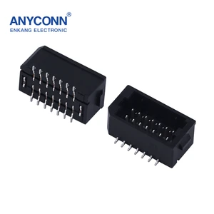 ANYCONN Right Angle Wafer Pin Header Through Hole Black Board-to-Wire Factory Customized