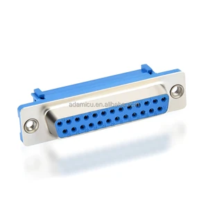IDC D-SUB 25Pin Female Connector Copper Contact Material for Flat Cable Connections