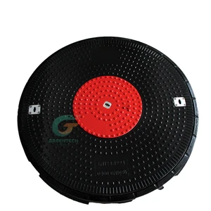 CO900mm SMC Gas Station Manhole Cover Explosion-Proof Anti-Static Fuel Station Sump Lid Heavy Duty Oil-Resistant Wholesale