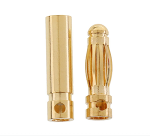 DIY RC Drone Parts Accessory 3.0mm Gold-Plated Banana Plug Connector Copper Contact Material for Battery ESC Motor