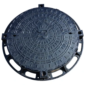 High Quality E600 Ductile Cast Iron Manhole Cover Frame Quality Fabrication Services China Supplier Meeting EN124 Standards