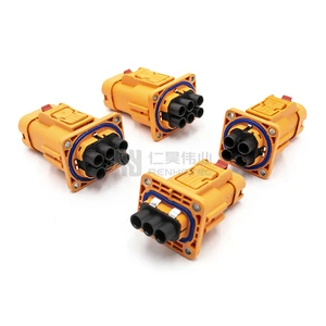 HVIL Plug Connector 20A 30A 40A 80A 100A 125A 150A 200A 250A Plastic Plug and Socket High Current Connector