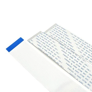 Custom 0.5mm 1.0mm 1.25mm Flexible FFC Flat Ribbon Cable-High Flexible PVC Cables for Automobile Machines 2-50/60 Pin Electronic