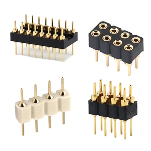 ANYCONN IC Socket Chip Base Integrated Block Microcontroller Direct DIP40 8 14 16 18 20 28Pin Through Hole Black