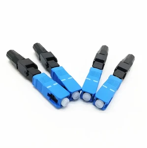 Fiber Optic FTTH Optical Quick Connectors SC UPC Fast Connector