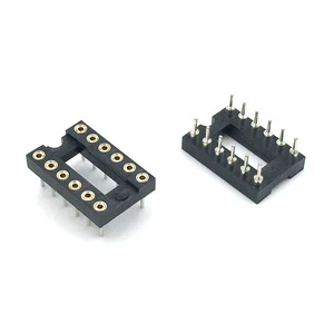 DEYCONN PH2.54mm 12-Pin Female Header H3.0 Socket IC Socket 180 Degree 12-Pin Hole Pin Header Wire-to-Board Connector Accessory