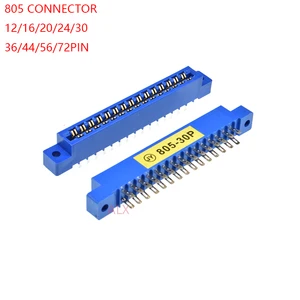 805 Strip connector 3.96mm Pitch 12/16/20/24/30/36/44/56P/72 pin PCB Mount Card Edge Connector socket 16P 20P 30P 36P 44P