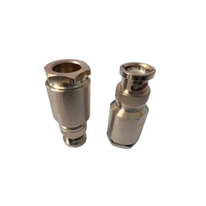 Top Class BNC-J7 Coaxial Connectors Brass Material Male BNC Connector For RG213