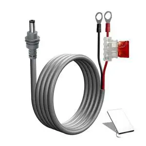 For Starlink Mini Specific Power Cable DIY 18AWG with Automotive Fuse Holder ATC/ATO for Starlink Mini O-Ring Cable 3M 5M 10M