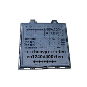 Shengri foundry Supply customize Ductile Iron Manhole Cover 600*800 Square Weak Current Water Meter Box Residential Fire