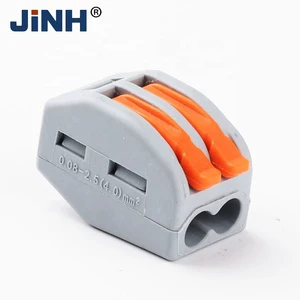 JINH Wire Terminal Block Connector 2P Push-in Quick Lever Terminal Blocks for Lighting Distribution Wiring