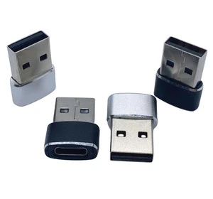 Upgraded Type C Female to USB2.0 Male Converter Connector OTG Data Fast Charging Type C Adapter for iPhone 15 IWatch