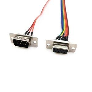 YZlink Factory Custom D SUB DB Connectors Magnetic Ring Cable Assembly for Electronics
