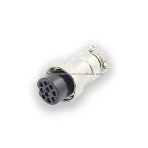 GX16-2/3/4/5/6/7/8/9/10Pin Male & Female Diameter 10 Pin GX16 Circular Connector Aviation Socket Plug 16mm Wire Panel Connector