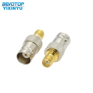 SMA Female to BNC Female Jack RF Coaxial Adapter 50 OHM 0-6GHz for Radio Antenna Brass Material Connector Converter