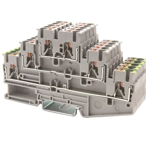 Multi-level Connection Spring Quick Wiring Push In Screw Terminal Blocks