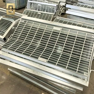 Heavy Duty Hot-dip Galvanized Steel Grating Trench Covers For Urban Stormwater Drainage Systems