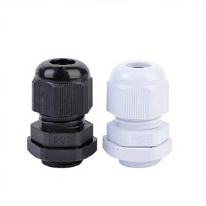 Factory Direct Supply IP68 Nylon Waterproof Cable Gland PG9 Rotating Quick Hardware Fitting Dustproof Size 4-8