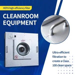 Factory Direct Supply 2x4 2x2 FFU Fan Filter Unit Mini-pleat HEPA For Laminar Flow Hood Laminar Flow Hood Cabinet Air Filter
