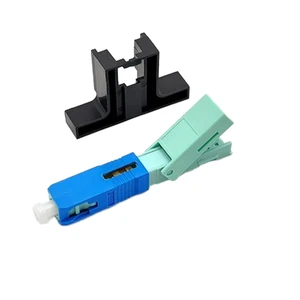 FTTH Fast Connector Outdoor Fiber Optic Cable Fast Wire Connector Low Loss UPC APC for 4G 3G WiFi Networks 1550nm