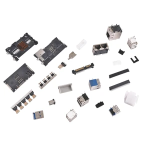 High-Speed Aluminum Alloy Backplane Connector Shrouds-Precision Stamping 160T Capacity