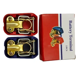 Foracing Car Battery Terminals Plastic Protect Cover Cable Terminal Clamps Connectors for Replace/Repair