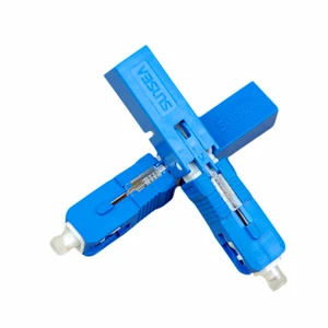 Singlemode & Multimode SC UPC Fast Connectors Field Installable for FTTH Networks 100m Distance Fiber Optic Equipment